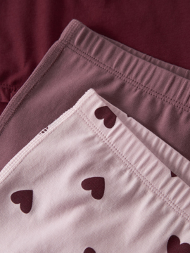Name It Tights 3p Cutie Heart Noos