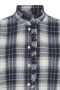 Pulz Jeans Kamma Ls Frill Shirt